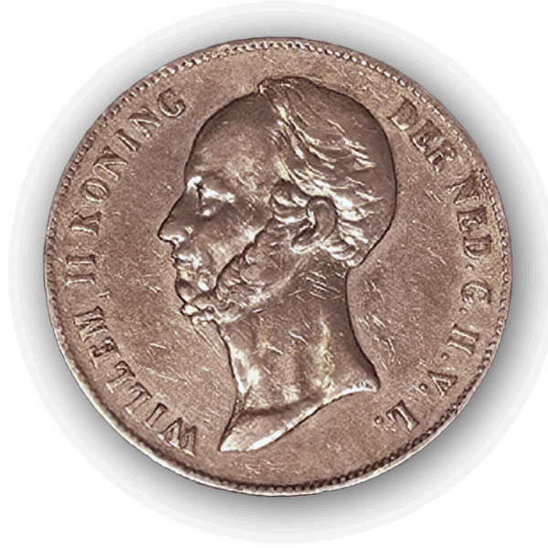 Pays-Bas - 2 Gulden 1/2 - 1848